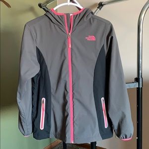 Girls XL North Face Windwall jacket